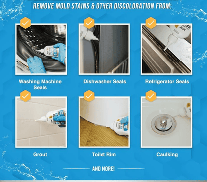 Mold Removal Gel💦Heavy Duty Formula, Multi-Surface Cleaner & Works on Shower & Tile