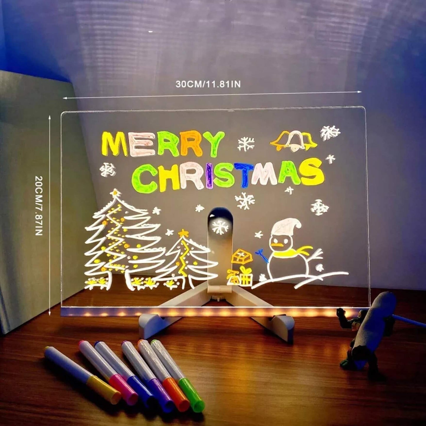 Neon LED Drawing Board for Kids