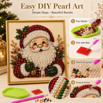 DIY Christmas Pearl Art Kit – Create, Frame & Display