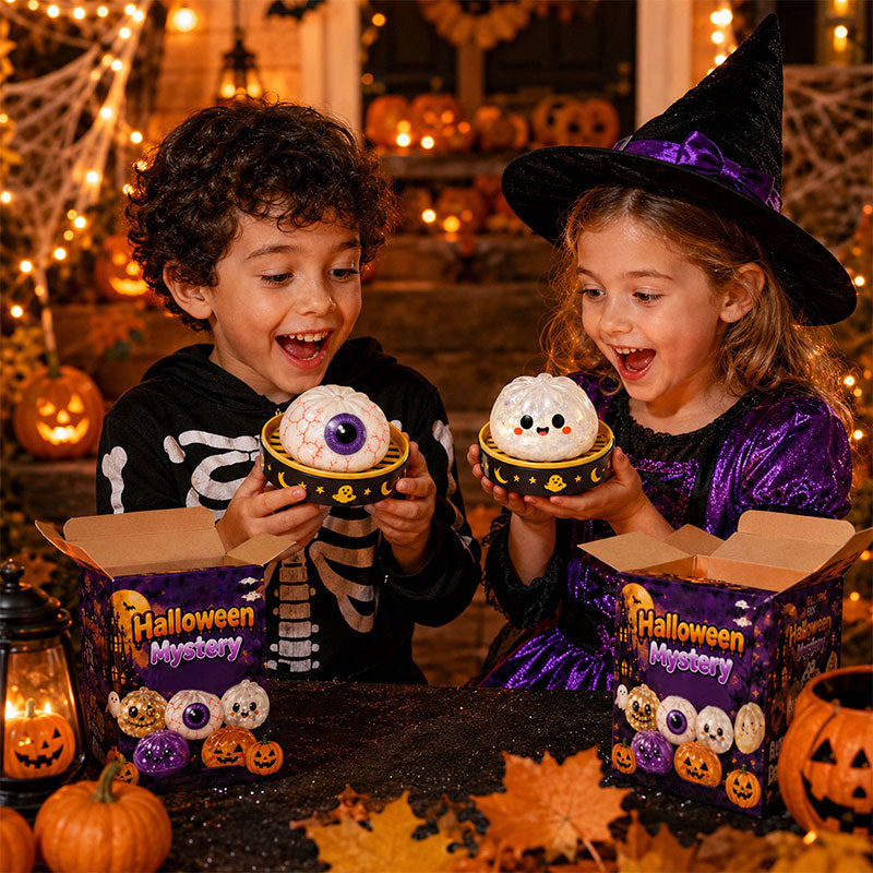🎃 Halloween Squishy Blind Box — Slow-Rise Dumpling Squeeze Toy