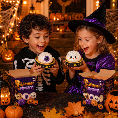 🎃 Halloween Squishy Blind Box — Slow-Rise Dumpling Squeeze Toy