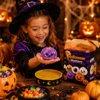 🎃 Halloween Squishy Blind Box — Slow-Rise Dumpling Squeeze Toy