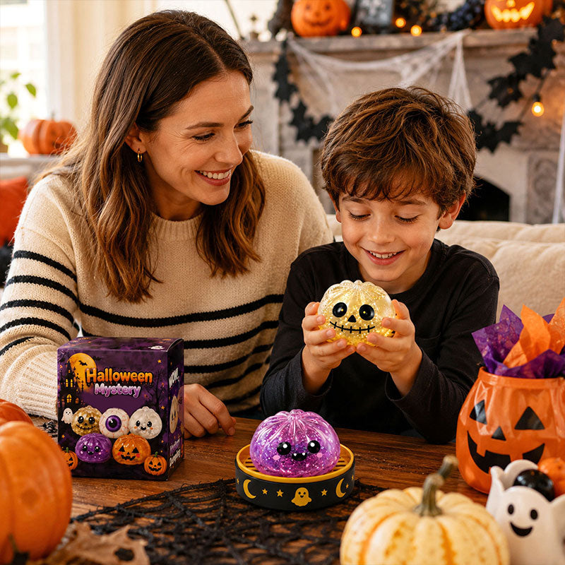 🎃 Halloween Squishy Blind Box — Slow-Rise Dumpling Squeeze Toy