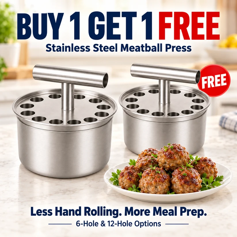 🎉Buy More Get More Free🔥Stainless Steel Meatball Press.