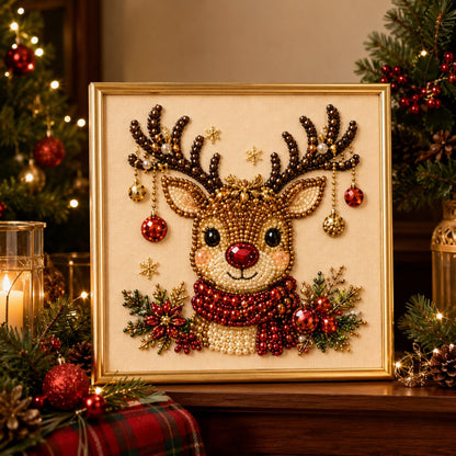 DIY Christmas Pearl Art Kit – Create, Frame & Display