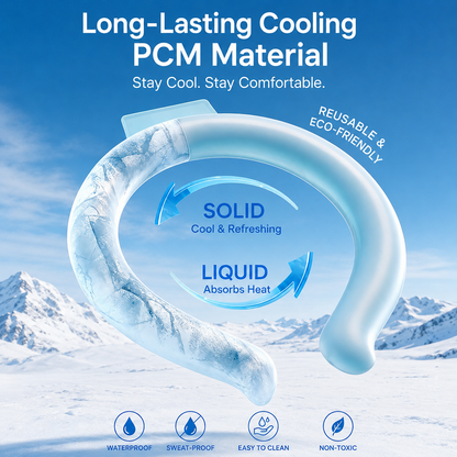 ❄️ Instant Cooling Ice Ring — Freeze in 10 Min, Stay Cool for Hours
