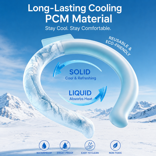 ❄️ Instant Cooling Ice Ring — Freeze in 10 Min, Stay Cool for Hours
