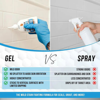 Mold Removal Gel💦Heavy Duty Formula, Multi-Surface Cleaner & Works on Shower & Tile
