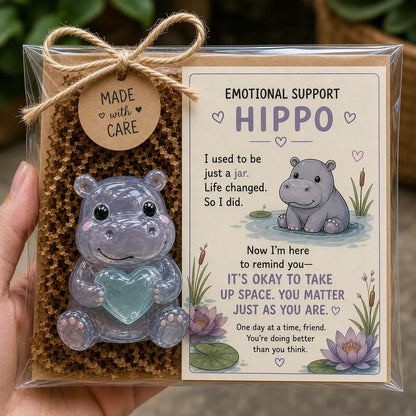 Emotional Support Glass Animal – Encouragement Card Included💌