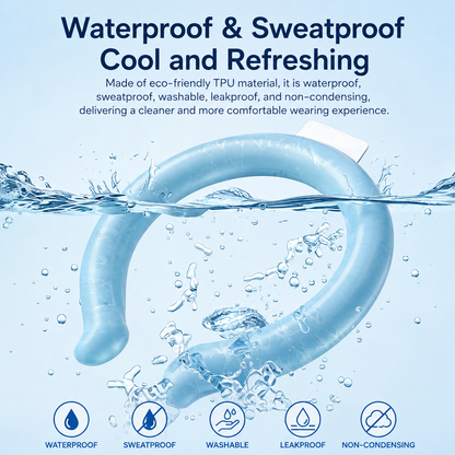 ❄️ Instant Cooling Ice Ring — Freeze in 10 Min, Stay Cool for Hours