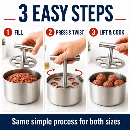 🎉Buy More Get More Free🔥Stainless Steel Meatball Press.