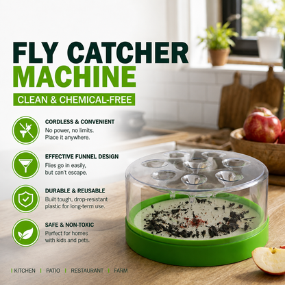 Reusable Fly Trap — Chemical-Free, No Electricity Needed