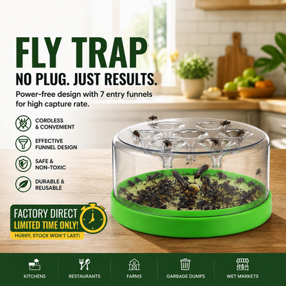 Reusable Fly Trap — Chemical-Free, No Electricity Needed