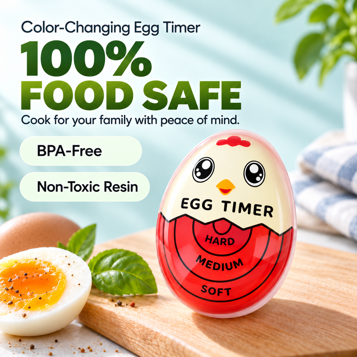 🎁Last Day Promotion 49% OFF🔥Color Changing Egg Timers🥚