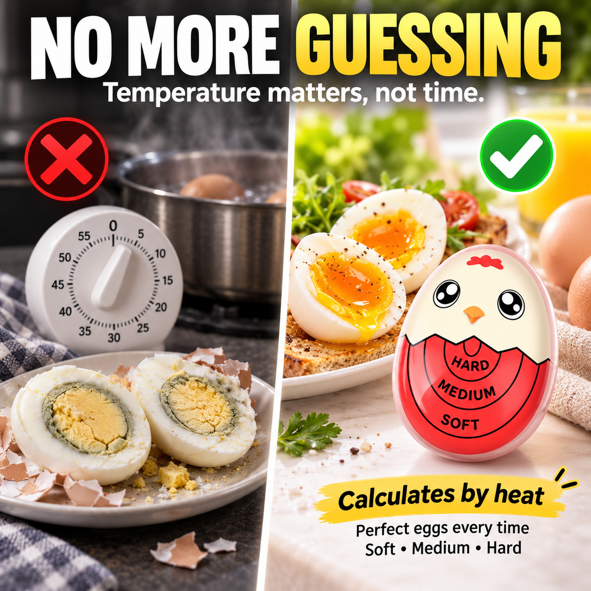 🎁Last Day Promotion 49% OFF🔥Color Changing Egg Timers🥚