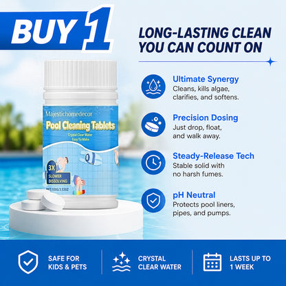 The Next-Gen Pool Purifier is here ✨ 2X Stronger Algae Control, Gentle & Safe for Kids!
