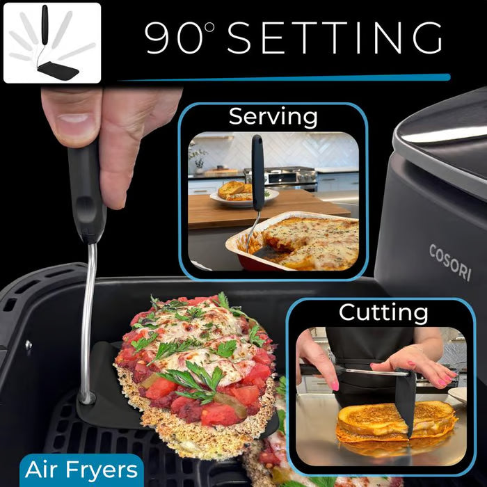 😍KITCHEN FAVORITE | 7-Position Adjustable Spatula – Multi-Angle Turner for Frying Pans, Griddles & Air Fryers