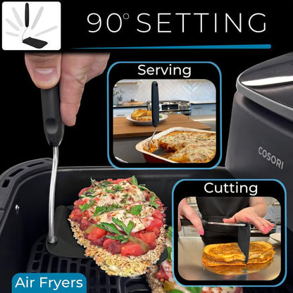 😍KITCHEN FAVORITE | 7-Position Adjustable Spatula – Multi-Angle Turner for Frying Pans, Griddles & Air Fryers