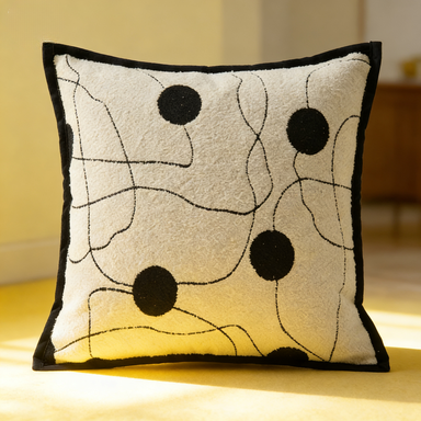 Simple style luxury throw pillow