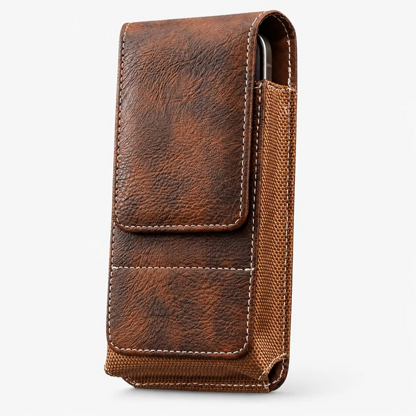 💥LAST DAY SALE 50%OFF⚡Waist Belt Cell Phone Pouch 📱 Multi-Pocket Leather Holster with Card Holder