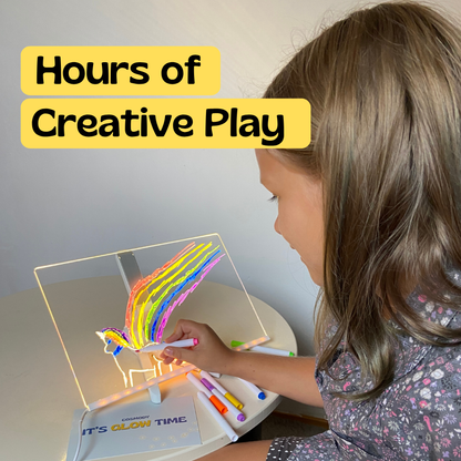 Neon LED Drawing Board for Kids