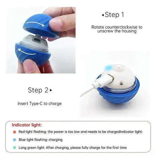 🐶Automatic Interactive Pet Ball for Indoor Exercise & Boredom Relief🐶