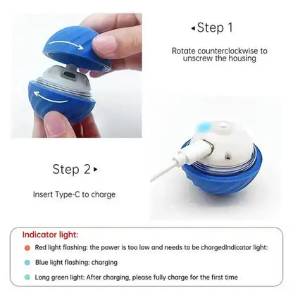 🐶Automatic Interactive Pet Ball for Indoor Exercise & Boredom Relief🐶