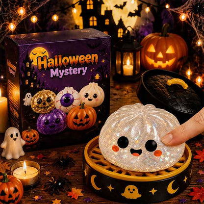 🎃 Halloween Squishy Blind Box — Slow-Rise Dumpling Squeeze Toy
