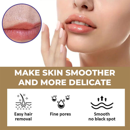 🌿Gentle Coconut Oil Hair Removal Cream — No Razor. No Wax. No Pain.