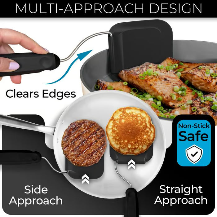 😍KITCHEN FAVORITE | 7-Position Adjustable Spatula – Multi-Angle Turner for Frying Pans, Griddles & Air Fryers