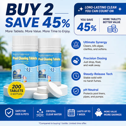 The Next-Gen Pool Purifier is here ✨ 2X Stronger Algae Control, Gentle & Safe for Kids!