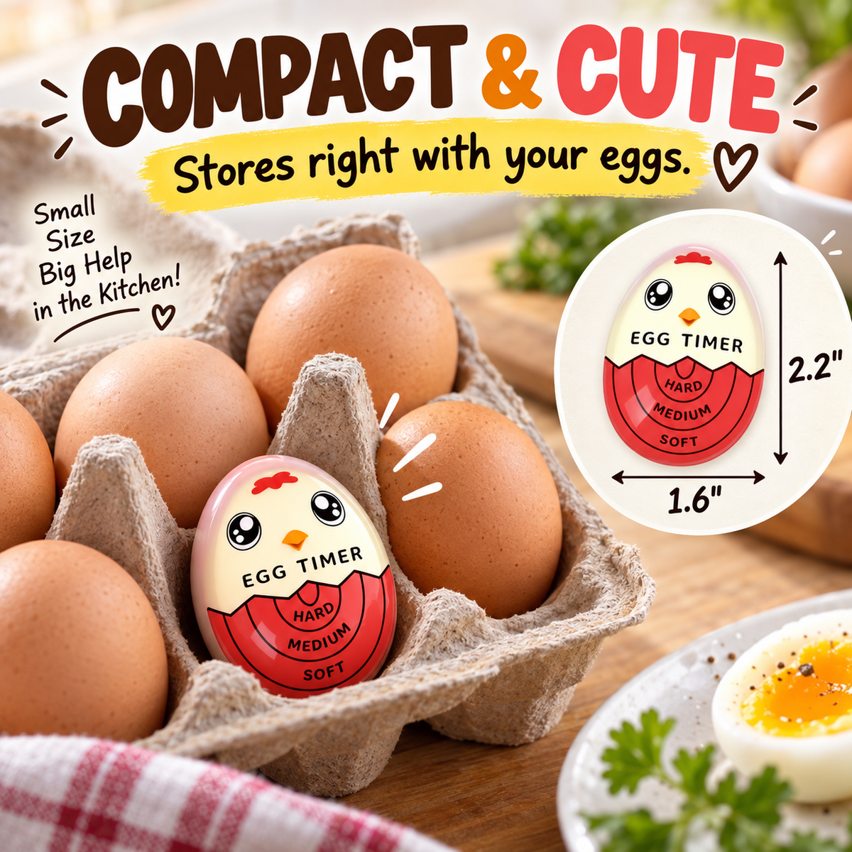 🎁Last Day Promotion 49% OFF🔥Color Changing Egg Timers🥚
