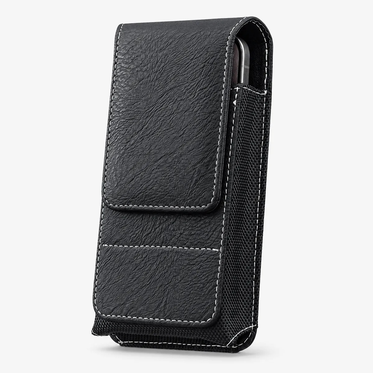 💥LAST DAY SALE 50%OFF⚡Waist Belt Cell Phone Pouch 📱 Multi-Pocket Leather Holster with Card Holder
