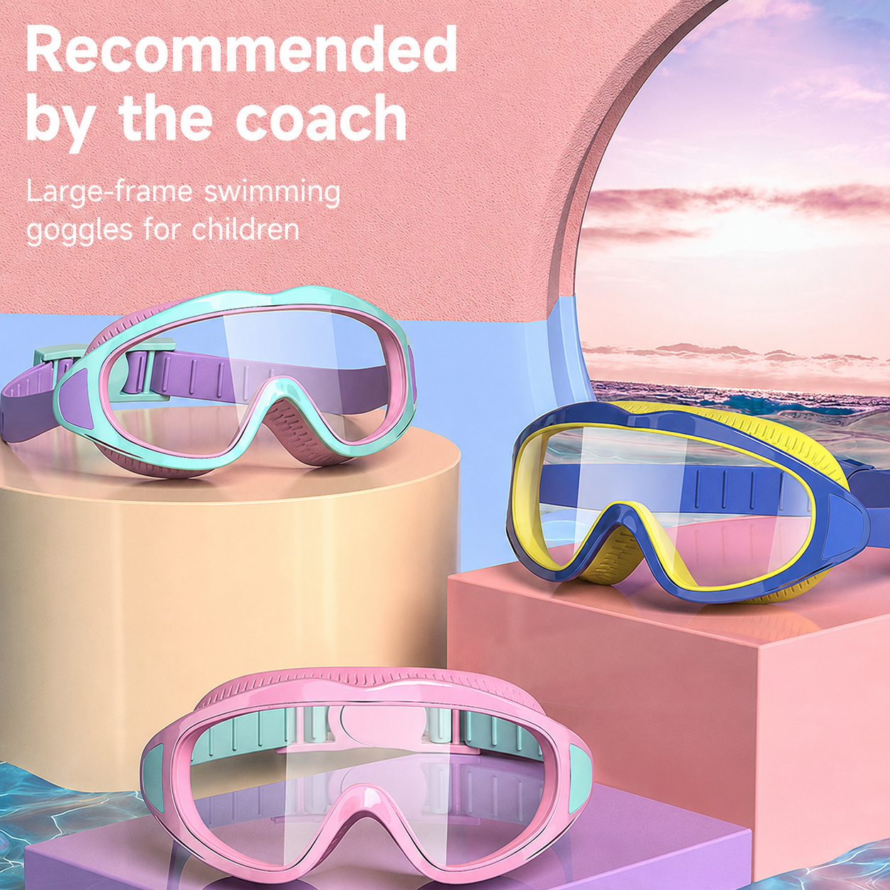🔥No More Foggy Goggles — Kids’ HD Swim Goggles 49% OFF🔥