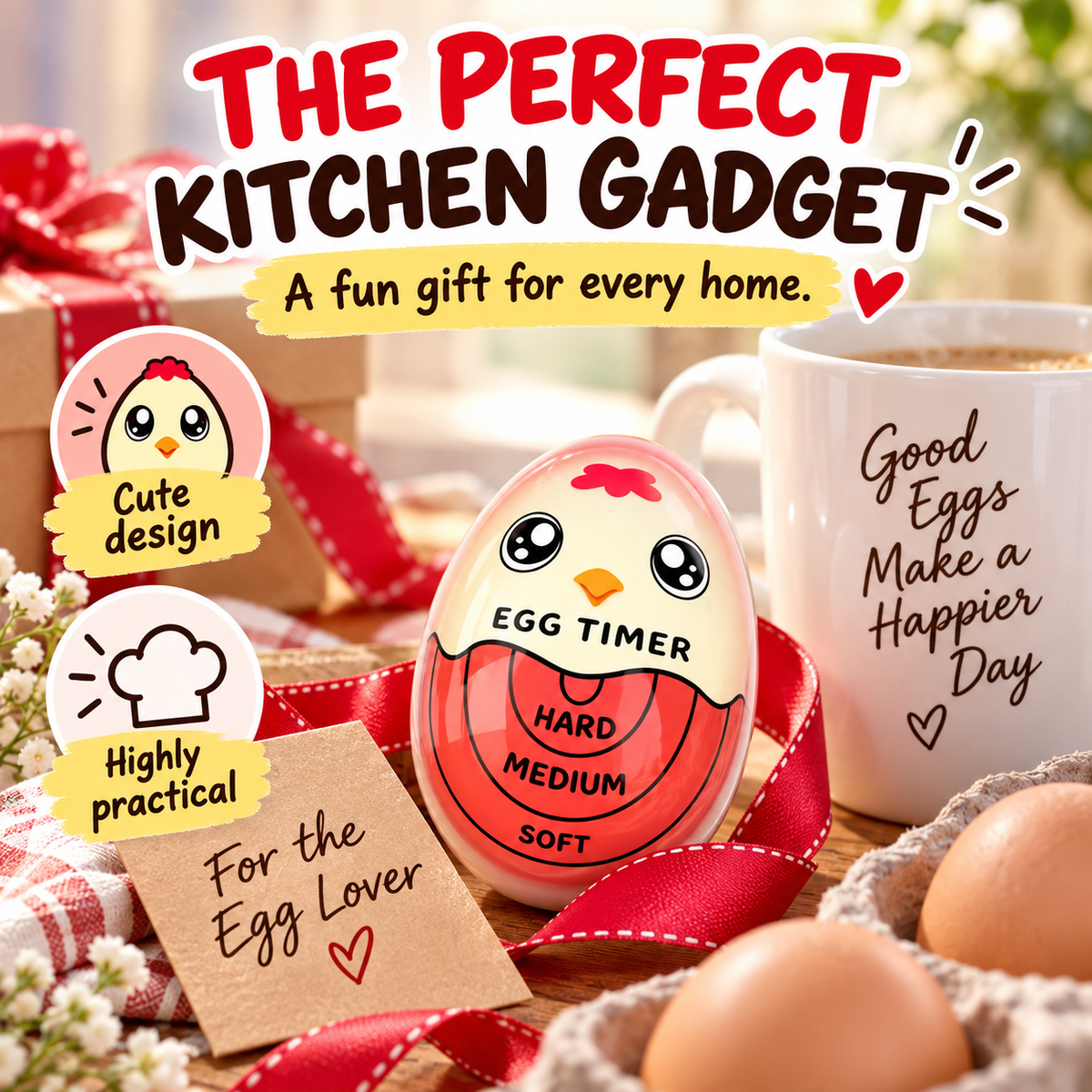 🎁Last Day Promotion 49% OFF🔥Color Changing Egg Timers🥚