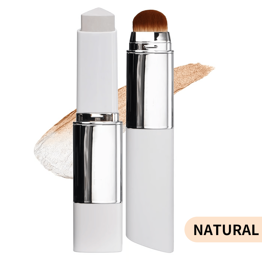 ✨3-in-1 Color-Adjusting Foundation Stick with Built-In Blending Brush