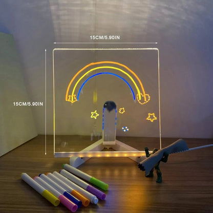 Neon LED Drawing Board for Kids