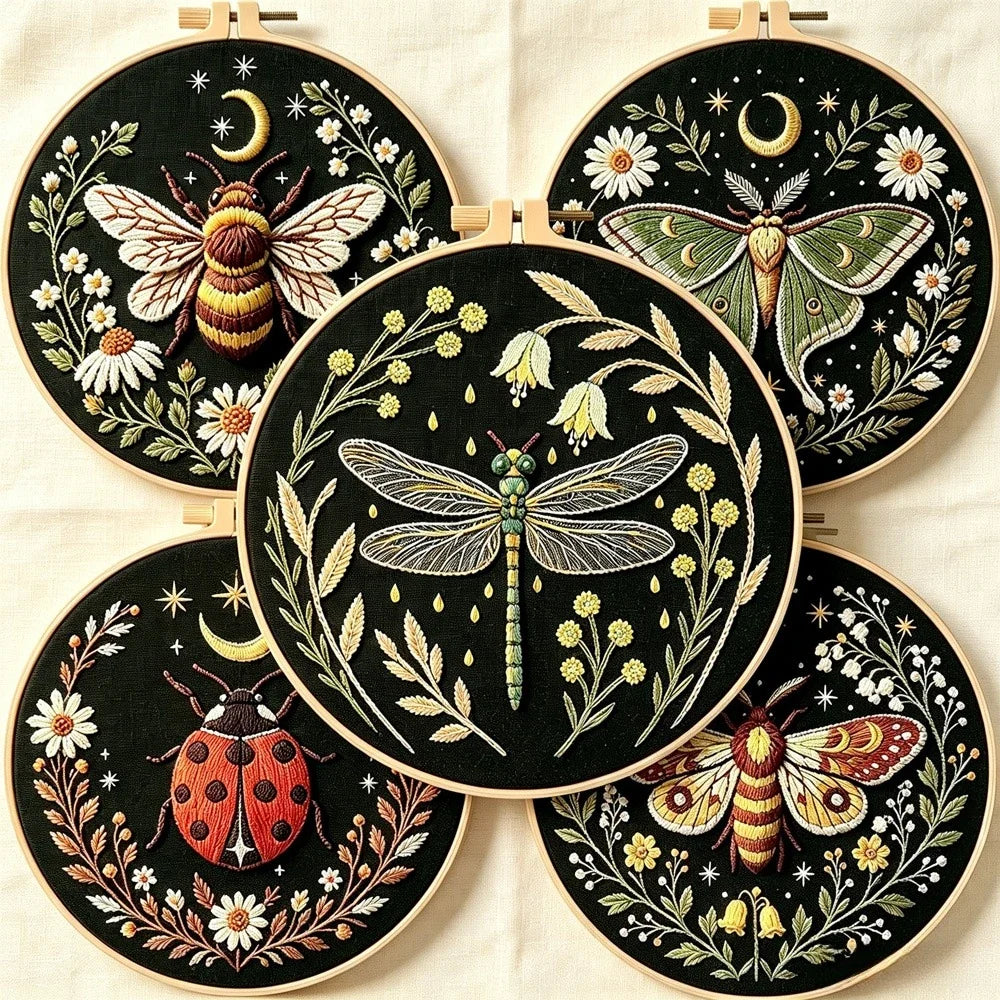 Midnight Garden Keepsake Embroidery Kit