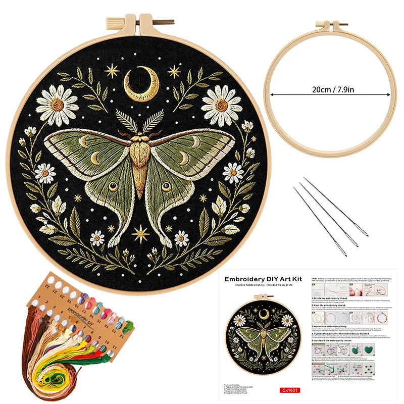 Midnight Garden Keepsake Embroidery Kit