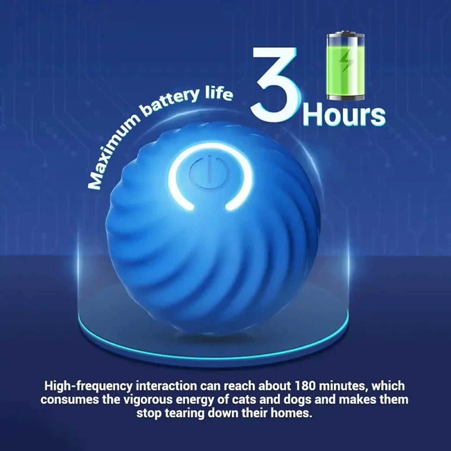🐶Automatic Interactive Pet Ball for Indoor Exercise & Boredom Relief🐶