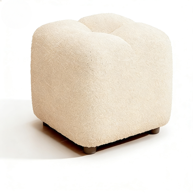 Lamb's wool stool