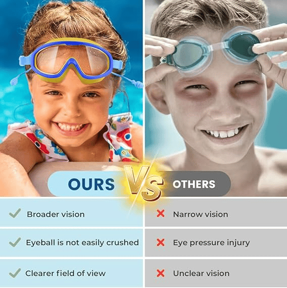 🔥No More Foggy Goggles — Kids’ HD Swim Goggles 49% OFF🔥