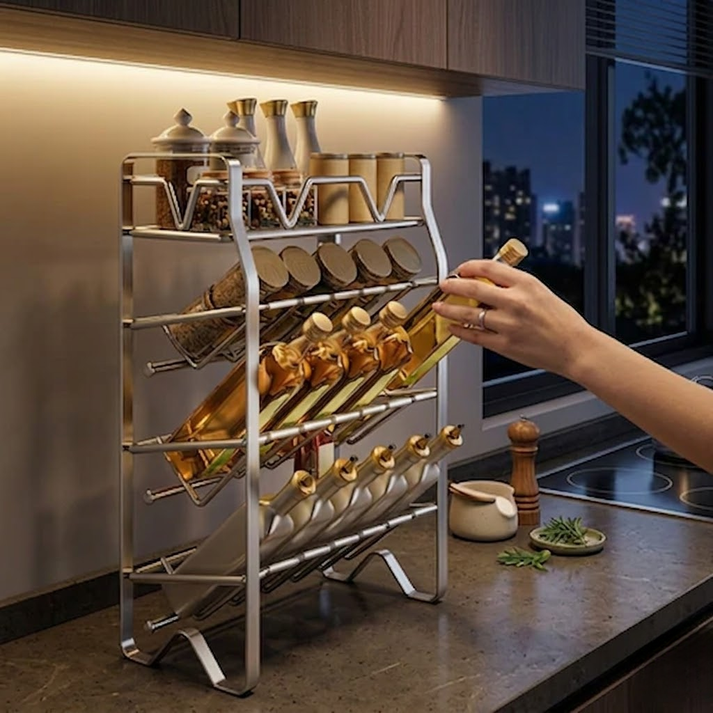 Stainless steel storage rack