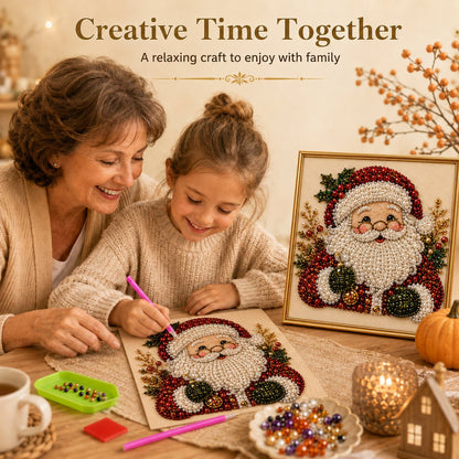 DIY Christmas Pearl Art Kit – Create, Frame & Display