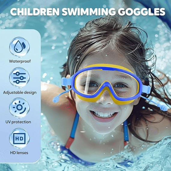 🔥No More Foggy Goggles — Kids’ HD Swim Goggles 49% OFF🔥