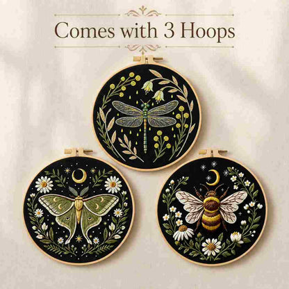 Midnight Garden Keepsake Embroidery Kit