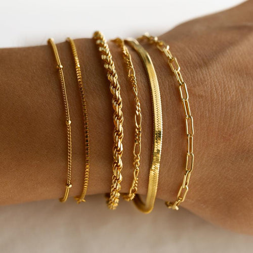 Heosuneion 6-Chain Stacking Bracelet Set