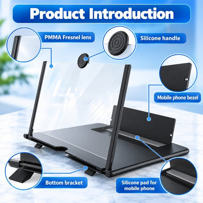 3D Curved Screen Magnifier for Smartphones