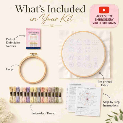 Midnight Garden Keepsake Embroidery Kit